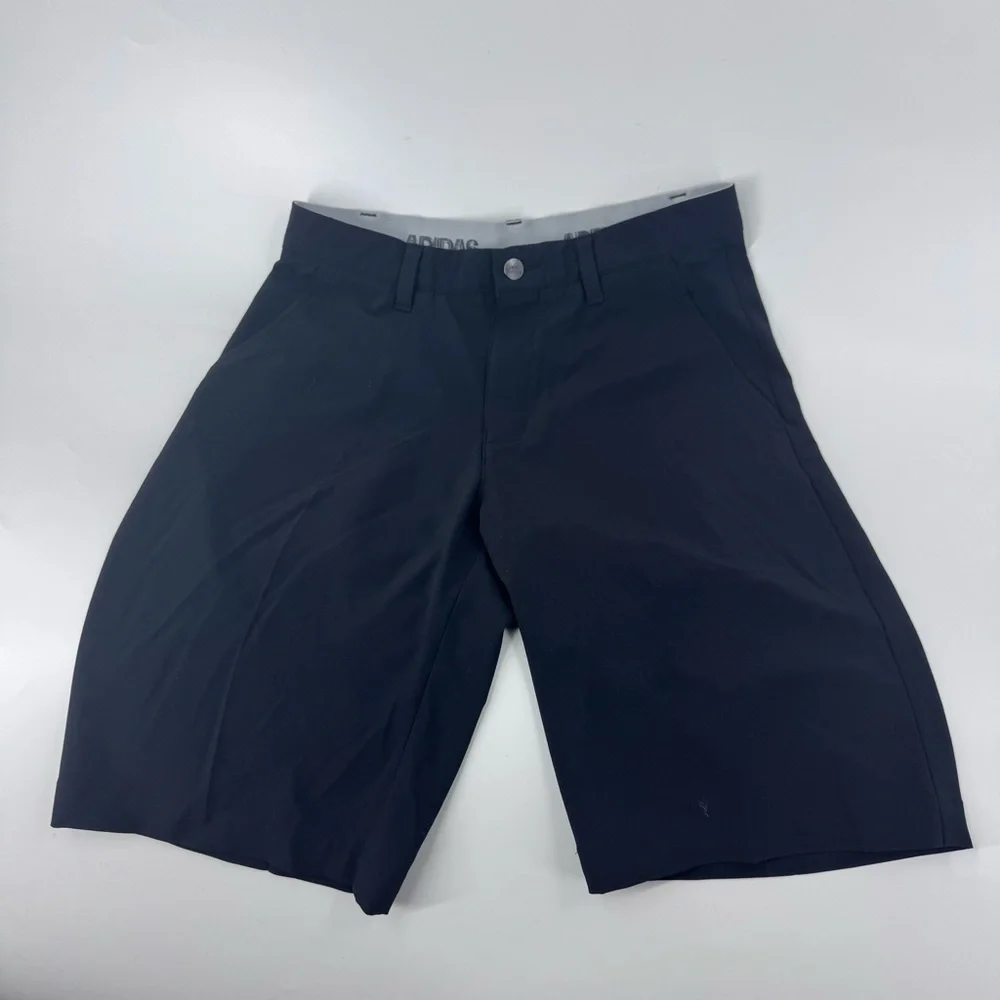 Adidas Men's Black Flat Front Shorts